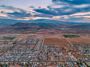 Bird's eye view of mountains