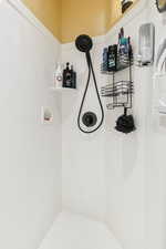 Bathroom with a shower stall