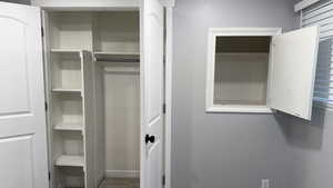 View of closet