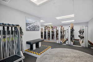 View of exercise room