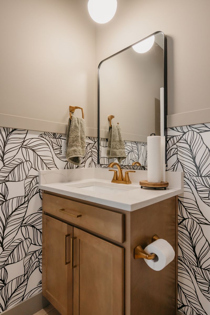 Half bath featuring vanity