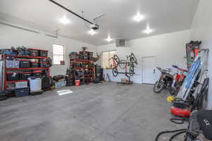 Heated 4 car garage