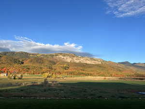 Mountain view featuring rural Fall  landscape