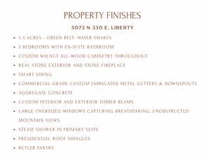 Property Finishes