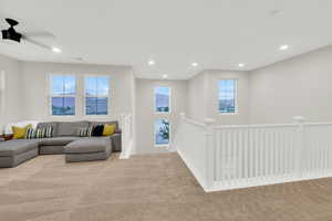 Second floor family room, gorgeous mountain views!