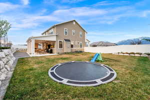 Included, in ground trampoline