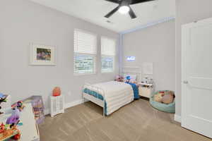 Bedroom 4, located on the second floor