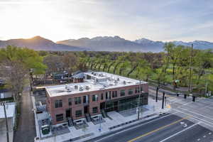 Aerial view of mountains