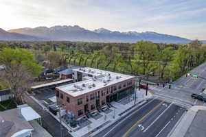 Aerial view of mountains
