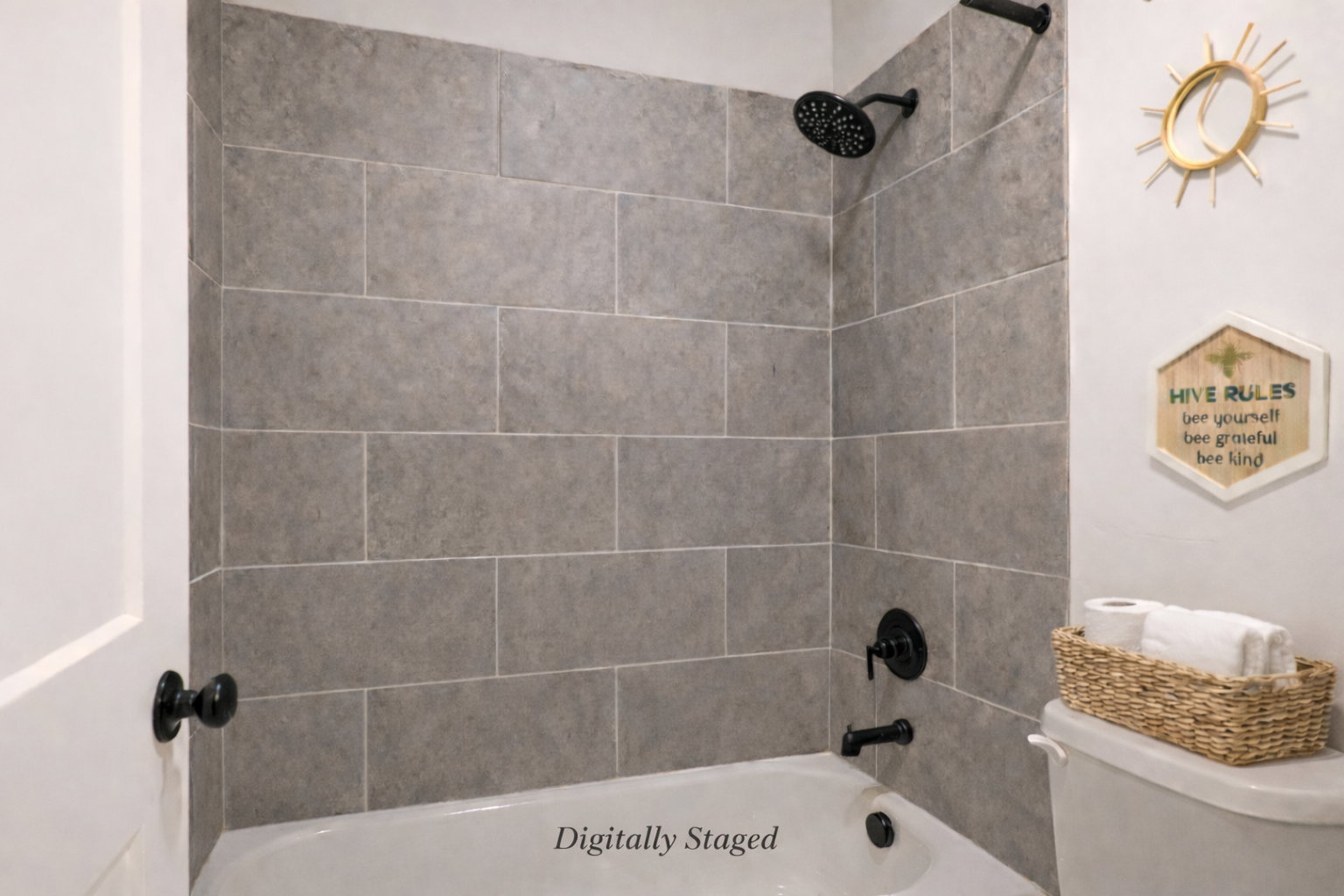 Full bath featuring bathing tub / shower combination and toilet