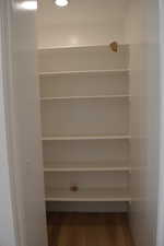 View of closet