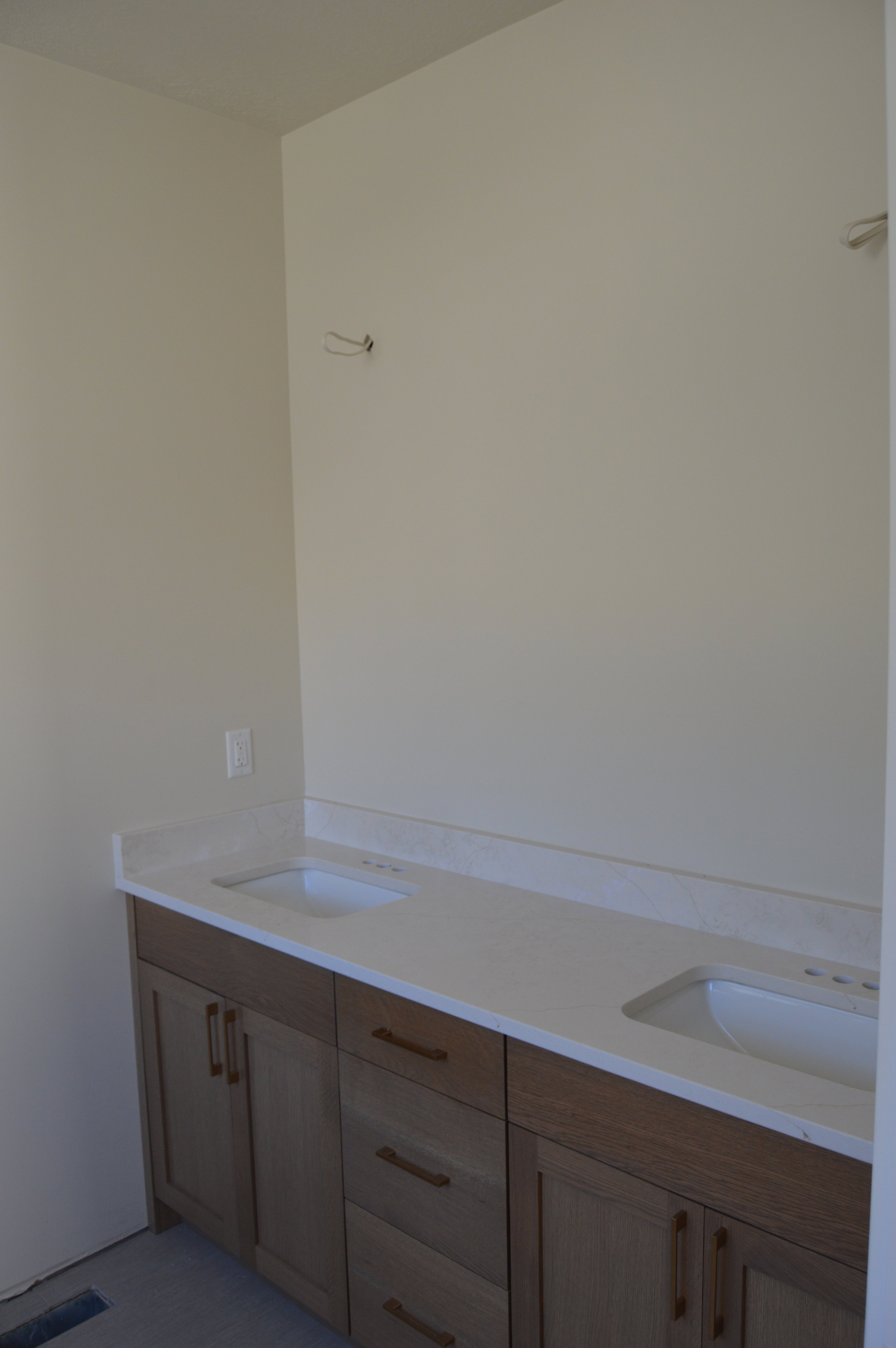 Bathroom with double vanity