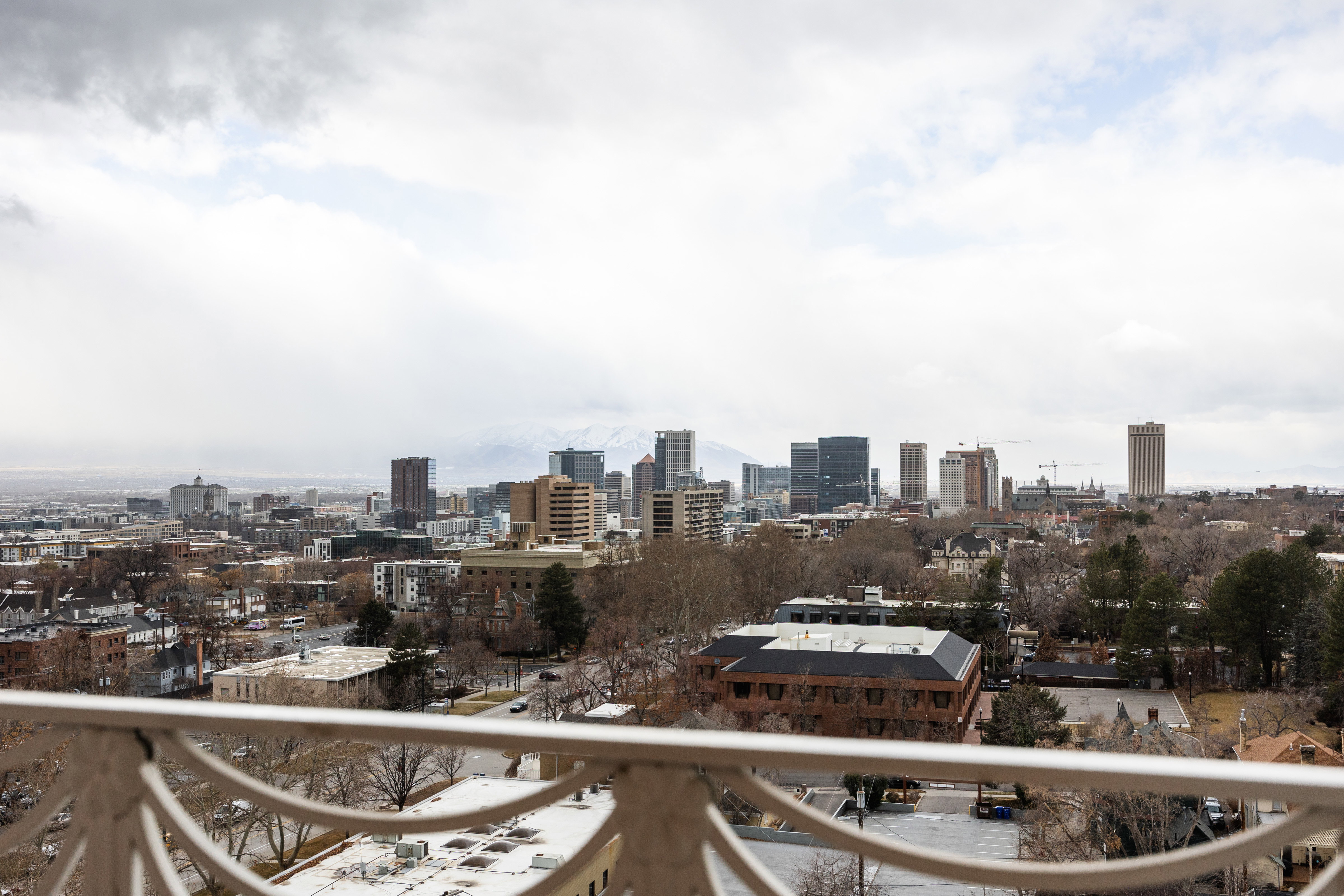 View of city skyline