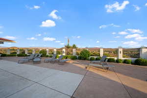 View of patio