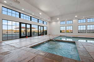 View of indoor pool