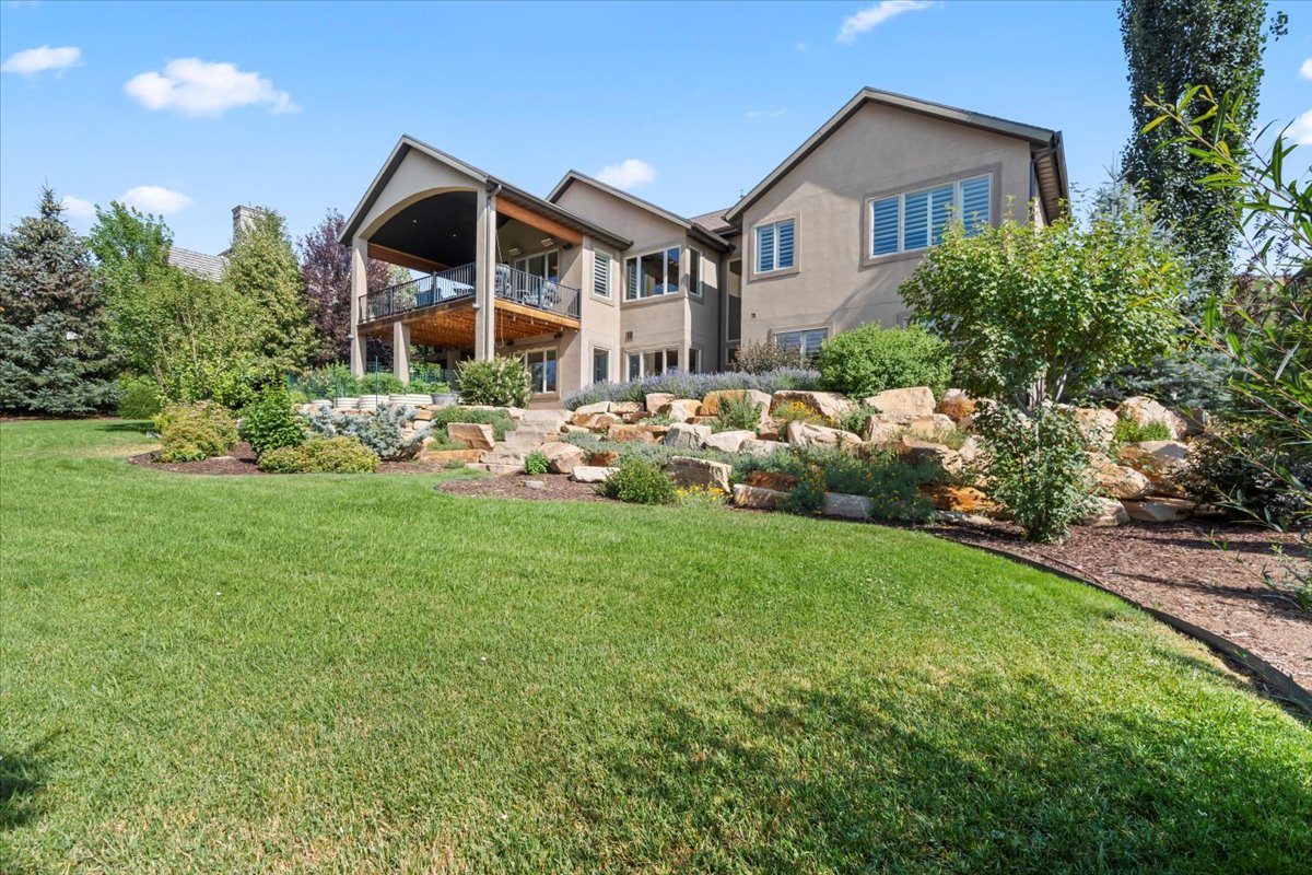 Rear view of property