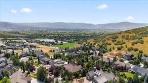 Aerial view looking SE towards Heber Valley