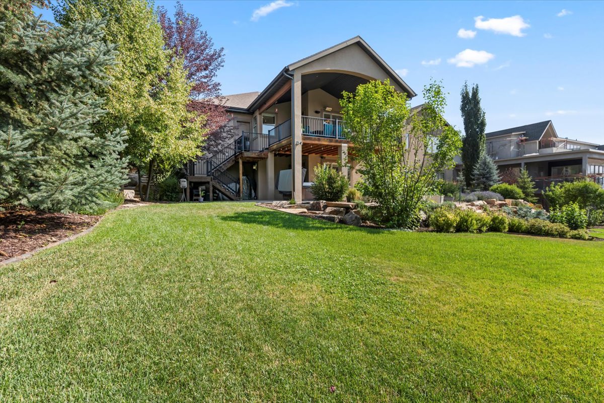 Rear view of property