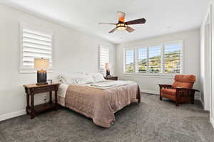 Primary bedroom with en-suite bath