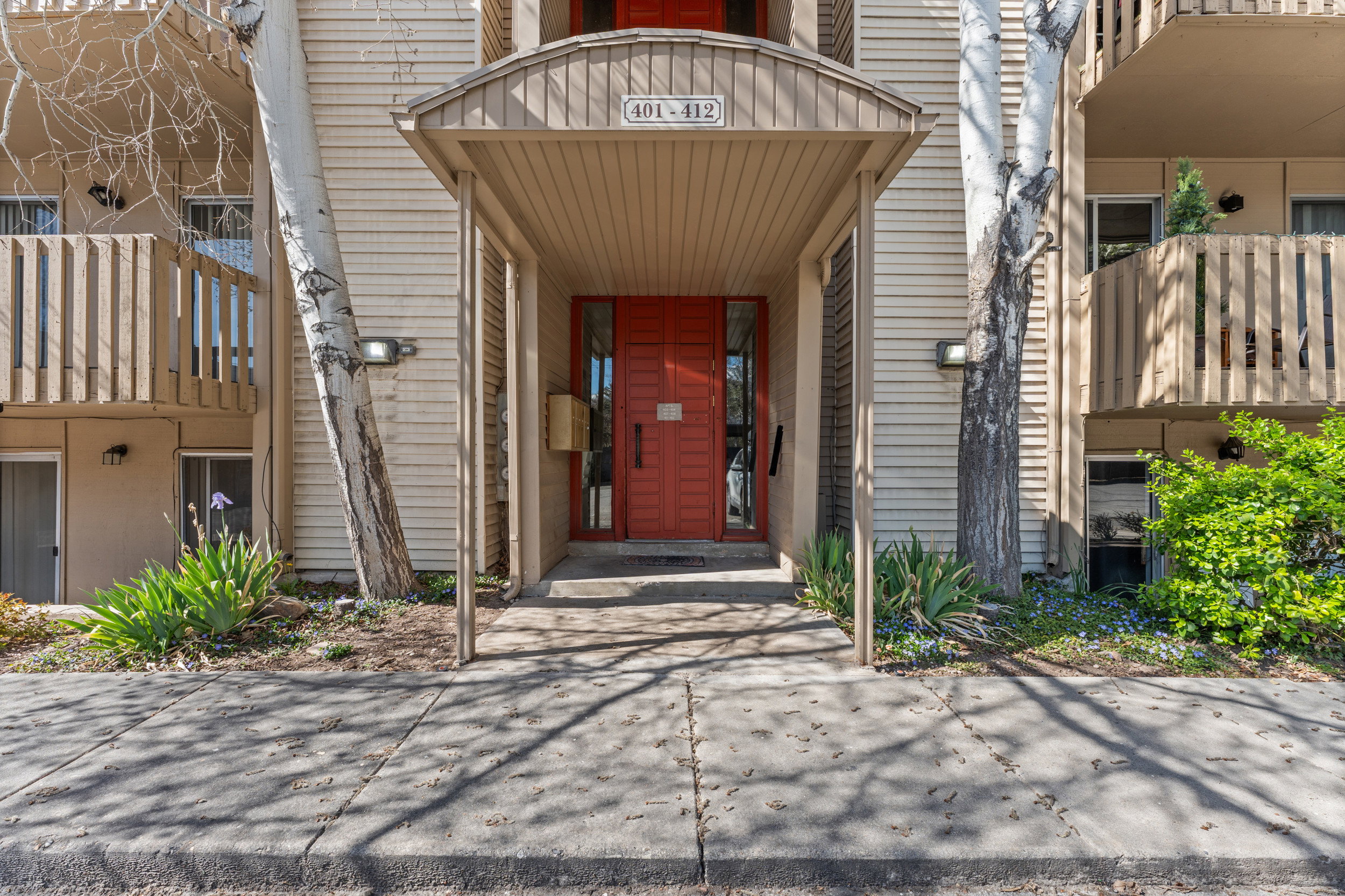 Entrance to property