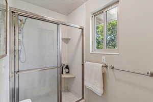 Full bath with a stall shower