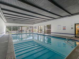 View of indoor pool