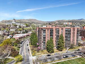 View of apartment building / complex with a mountain view