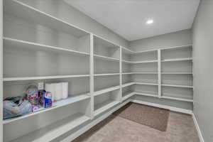 View of storage area