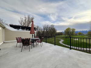 View of patio / terrace with outdoor dining area