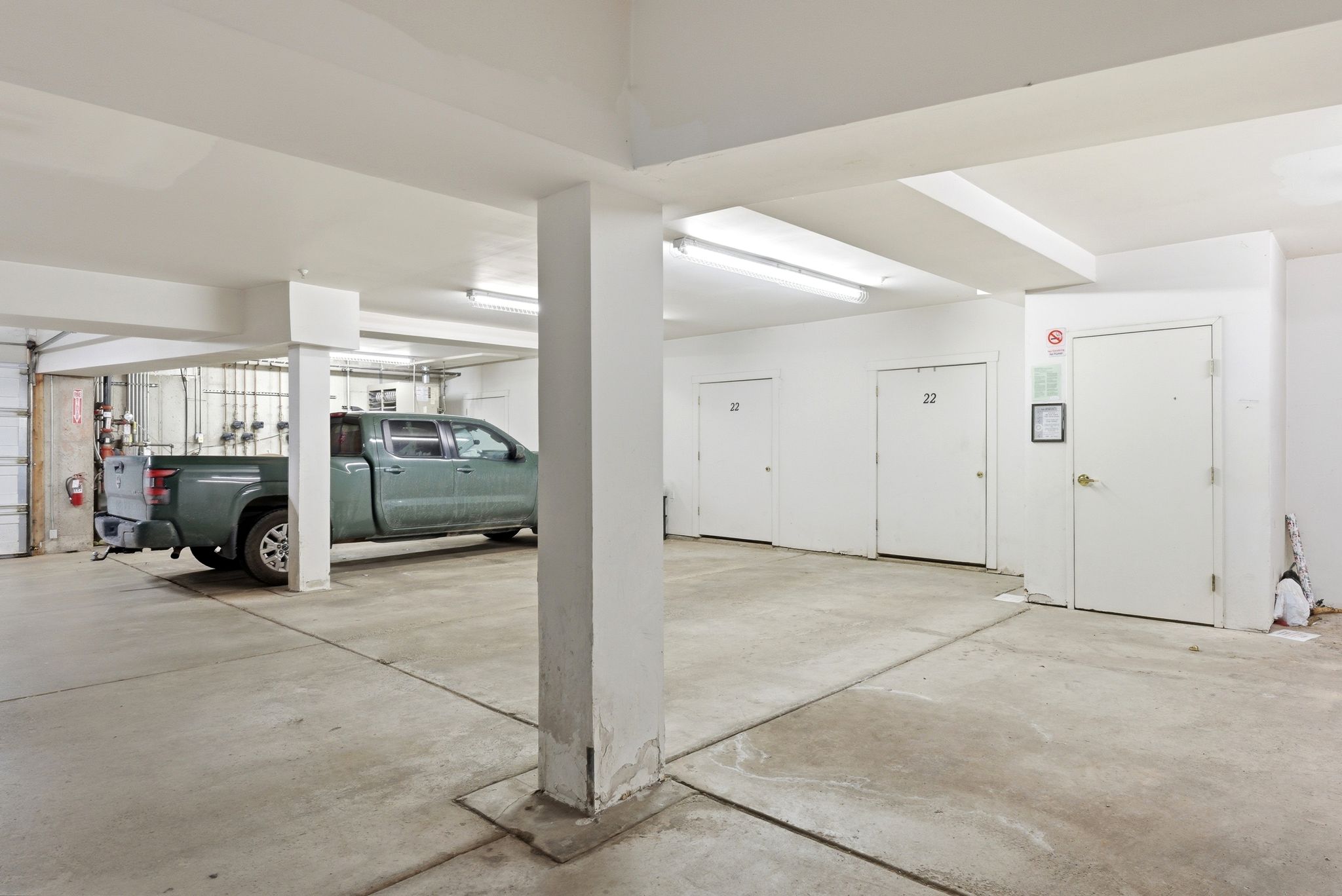 View of parking deck