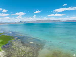 Water view featuring a mountainous background