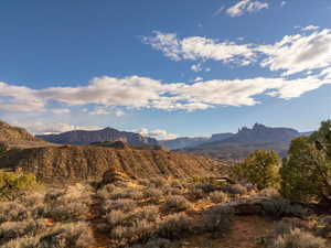 View of mountain background