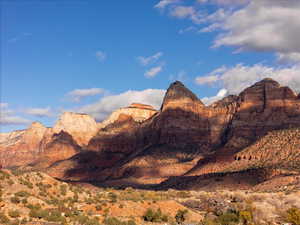 View of mountain background