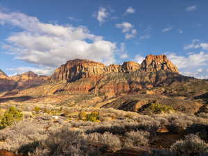 View of mountain backdrop