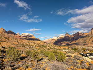 View of mountain background