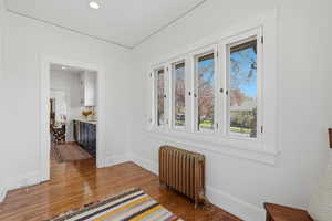 Butler's pantry with built-in storage off the main kitchen