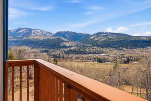 Mountain view featuring rural landscape