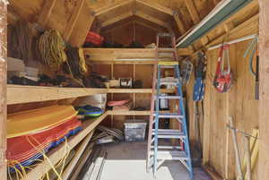 View of storage room