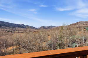 View of mountain background