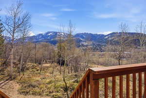 View of mountain backdrop