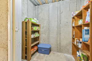 View of storage room