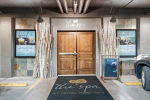 Entrance to property