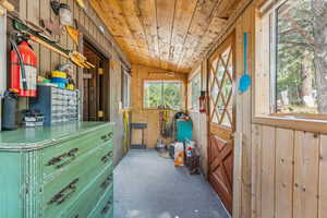 View of storage room