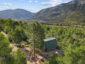 View of mountain background
