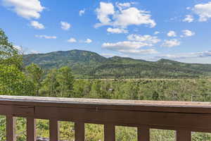 View of mountain backdrop