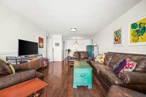Open Living and dining room