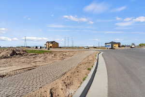 View of asphalt street