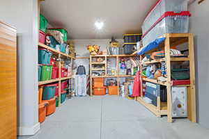 View of storage room