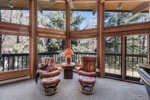 Additional living room seating area