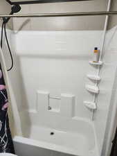 Full bath featuring shower / bath combination with curtain